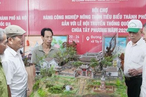 Người 'giữ hồn' chùa Tây Phương qua tiểu cảnh thu nhỏ