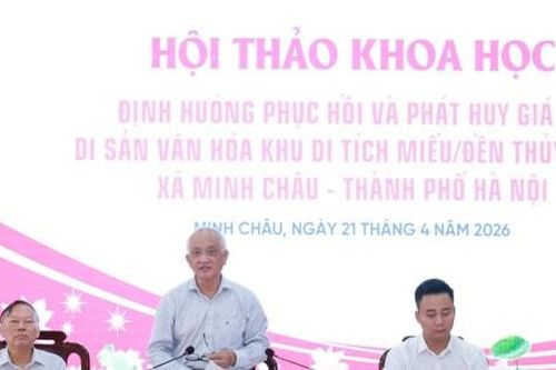 Định hướng phục hồi, phát huy giá trị di tích Miếu-Đền Thủy thần xã Minh Châu