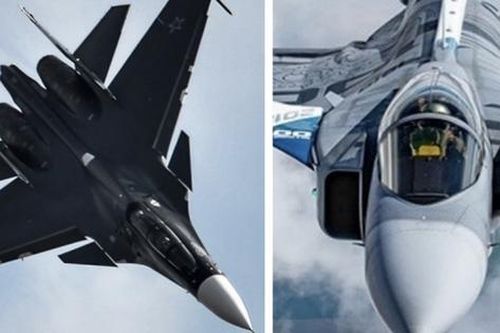 Su-30SM Nga liên tiếp đối đầu chiến đấu cơ châu Âu trên biển Baltic