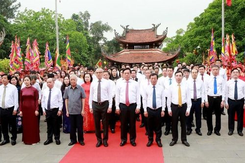 Phú Thọ: Lễ dâng hương giỗ Đức Quốc Tổ Lạc Long Quân