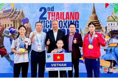 Học sinh tiểu học Thái Nguyên giành huy chương tại Kickboxing World Cup 2026