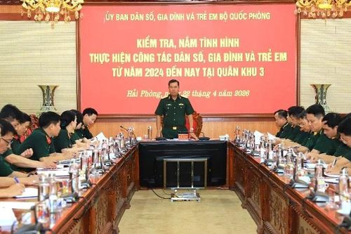 Nâng cao hiệu quả công tác dân số, gia đình và trẻ em tại Quân khu 3