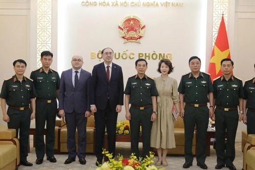 Đại tướng Phan Văn Giang tiếp Đại sứ Armenia tại Việt Nam