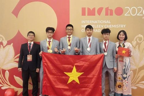 Học sinh Việt Nam đạt 2 huy chương Vàng, 2 huy chương Bạc Olympic Hóa học quốc tế Mendeleev