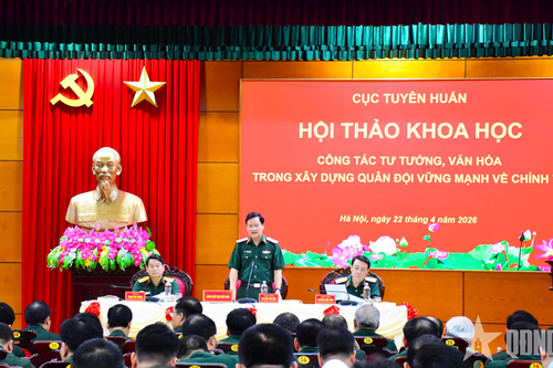 Nâng cao chất lượng công tác tư tưởng, văn hóa trong xây dựng Quân đội vững mạnh về chính trị