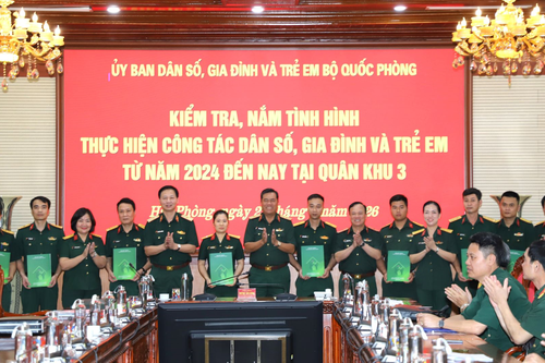 Quân khu 3 nâng cao hiệu quả công tác dân số, gia đình và trẻ em
