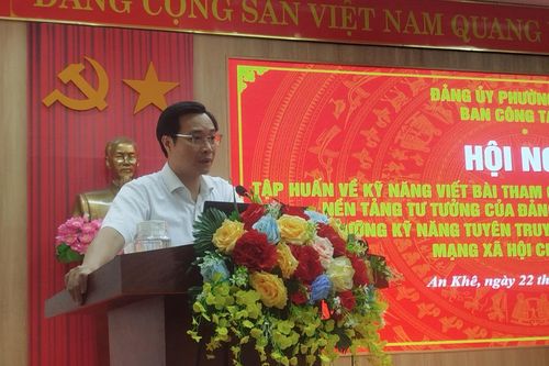 Tập huấn kỹ năng về bảo vệ nền tảng tư tưởng của Đảng