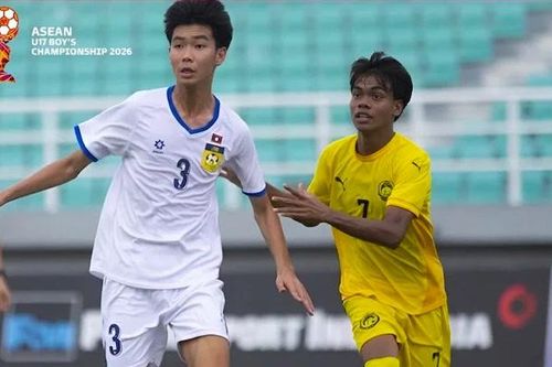 Ác mộng thẻ đỏ phút 5, U17 Lào gục ngã trước U17 Malaysia ở bán kết giải Đông Nam Á
