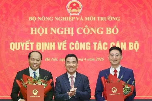 Bổ nhiệm Chánh Văn phòng và Thư ký Bộ trưởng Bộ Nông nghiệp và Môi trường