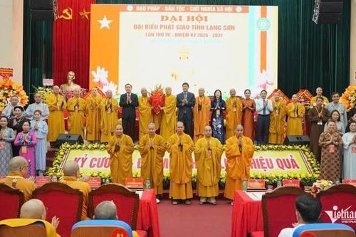 Thượng tọa Thích Quảng Truyền được tái suy cử Trưởng ban Trị sự GHPGVN tỉnh Lạng Sơn