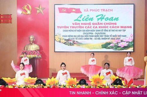 Rộn ràng giai điệu cách mạng mừng 120 năm Ngày sinh Tổng Bí thư Hà Huy Tập