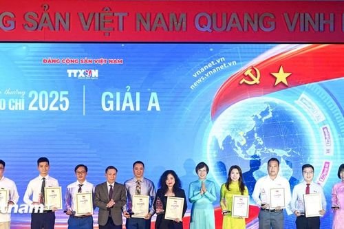 Giải báo chí Thông tấn xã Việt Nam: Báo Điện tử VietnamPlus có 5 giải thưởng