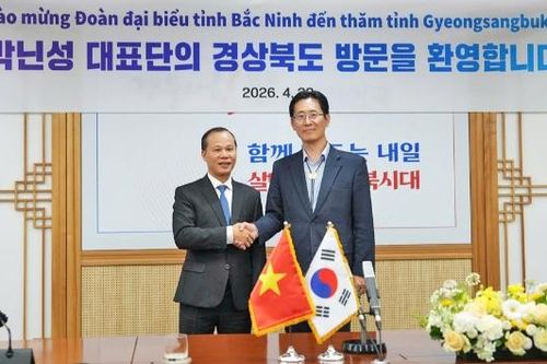 Đoàn công tác tỉnh Bắc Ninh thăm, làm việc tại tỉnh Gyeongsangbuk-do (Hàn Quốc)