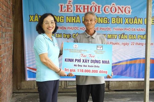 Khởi công xây dựng nhà 'Mái ấm tình người' tại xã Quế Phước