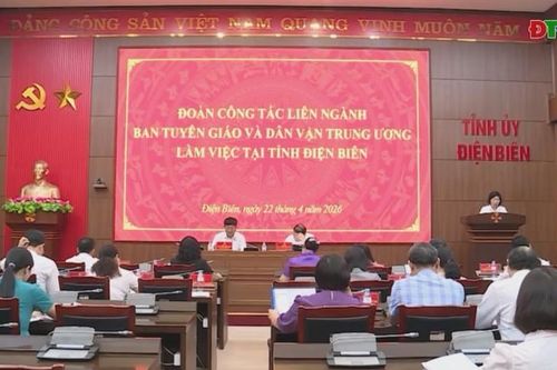 Đoàn công tác liên ngành Trung ương làm việc tại Điện Biên