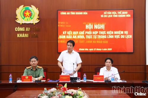 Ký kết phối hợp bảo đảm an ninh trật tự trong lĩnh vực du lịch