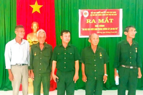Cựu chiến binh thầm lặng góp sức tại cơ sở
