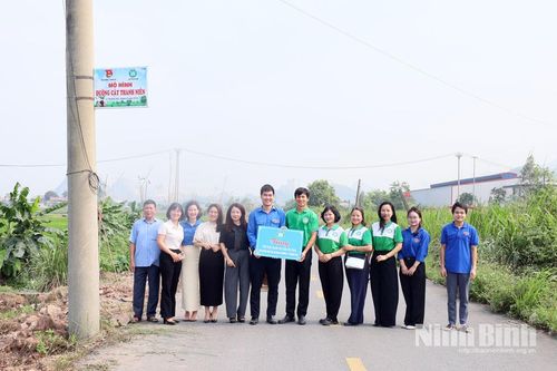 Đoàn Thanh niên phường Lý Thường Kiệt ra mắt mô hình 'Đường cây thanh niên'