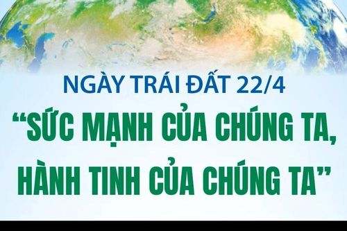 Ngày Trái Đất 22/4: 'Sức mạnh của chúng ta, hành tinh của chúng ta'