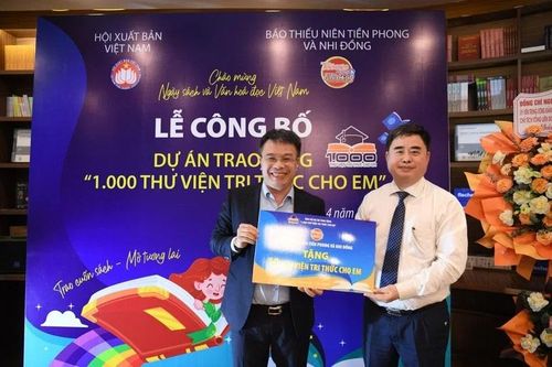 '1.000 thư viện tri thức cho em' - Dự án đặc biệt giúp trẻ em tiếp cận tri thức toàn diện
