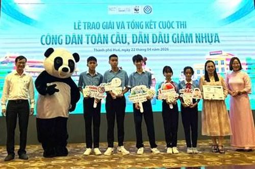 Tổng kết và trao giải Cuộc thi 'Công dân toàn cầu, dẫn đầu giảm nhựa'