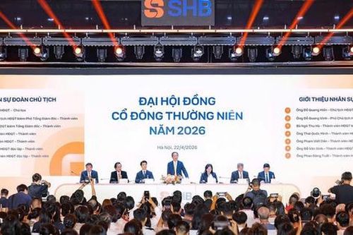 ĐHĐCĐ SHB 2026: Lợi nhuận quý 1 đạt 4.660 tỷ đồng, 'kén rể' ngoại và ra mắt nhận diện thương hiệu mới