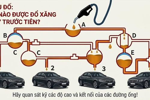 Xe nào được đổ xăng đầy trước tiên?