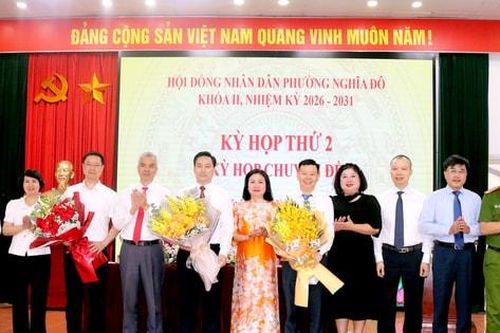 Đồng chí Lê Mạnh Tiến giữ chức Phó Chủ tịch UBND phường Nghĩa Đô
