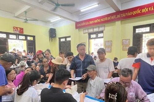 Xã Ngọc Hồi tiếp tục chi trả bồi thường GPMB dự án Khu đô thị thể thao Olympic