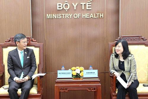 Bộ trưởng Đào Hồng Lan tiếp, làm việc với Đại sứ Đặc mệnh toàn quyền Ấn Độ tại Việt Nam