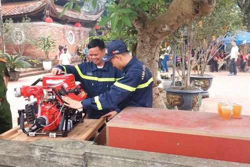 Đảm bảo an toàn phòng cháy, cứu nạn, cứu hộ tại lễ hội Chùa Tây Phương