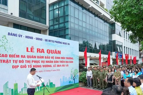 Chung sức xây dựng phường Ngọc Hà 'văn minh, sạch đẹp, bình yên'