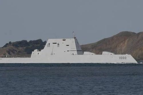 Cháy tàu khu trục tàng hình USS Zumwalt của Hải quân Mỹ