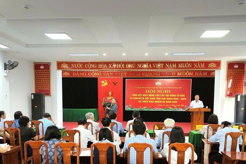Mặt trận Quảng Trị tổng kết hoạt động của các Hội đồng tư vấn giai đoạn 2024 - 2025