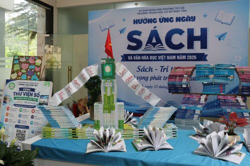 Lan tỏa văn hóa đọc trong nhà trường tại phường Tây Hồ