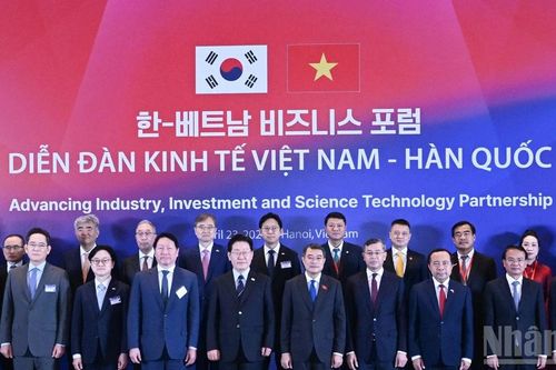 [Ảnh] Thủ tướng Lê Minh Hưng và Tổng thống Hàn Quốc dự Diễn đàn kinh tế Việt Nam - Hàn Quốc
