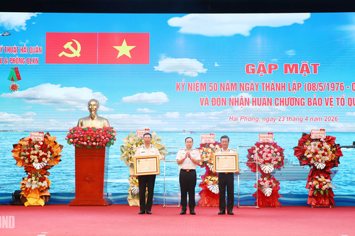 Kỷ niệm 50 năm Ngày thành lập Phòng Quản lý kỹ thuật tàu và Phòng Quản lý xí nghiệp (Quân chủng Hải quân)