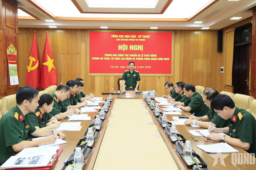 Tổng cục Hậu cần - Kỹ thuật: Bảo đảm tổ chức hiệu quả Tháng hành động về an toàn, vệ sinh lao động năm 2026