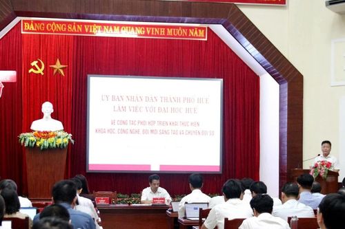Đại học Huế và TP Huế nâng tầm hợp tác chiến lược dựa trên tri thức