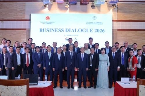 Đối thoại doanh nghiệp 2026 do Đại sứ quán Việt Nam tại Campuchia và VCBA đồng tổ chức