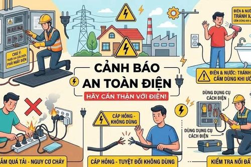 Công ty Điện lực Nghệ An tăng cường cảnh báo nguy cơ tai nạn điện trong mùa hè