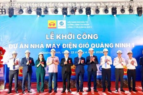 Khởi công Dự án điện gió trên 7.000 tỷ đồng đầu tiên của miền Bắc