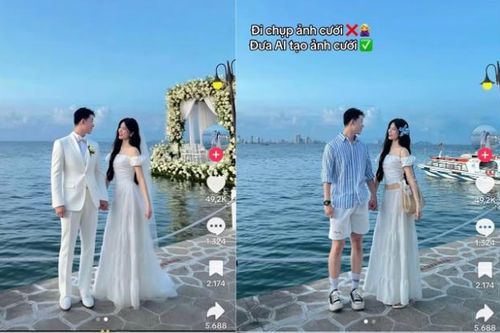Ảnh cưới 'không cần chú rể' - Trào lưu độc lạ gây tranh cãi gay gắt