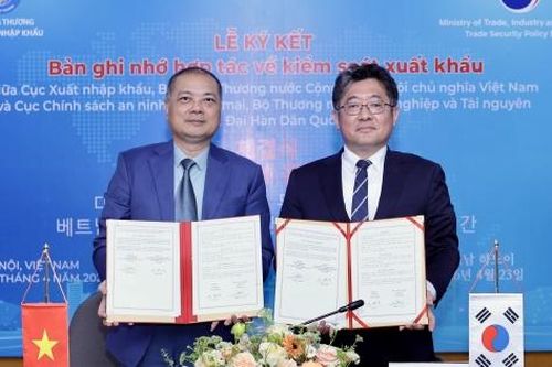Lễ ký kết Bản ghi nhớ hợp tác về kiểm soát xuất khẩu