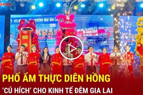 Phố ẩm thực Diên Hồng: 'Cú hích' cho kinh tế đêm Gia Lai
