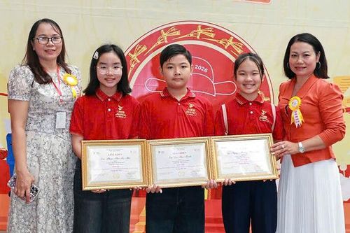3 học sinh xã Hòn Đất đạt giải cao tại Hội thi Đình 'Trạng nguyên tiếng Việt'