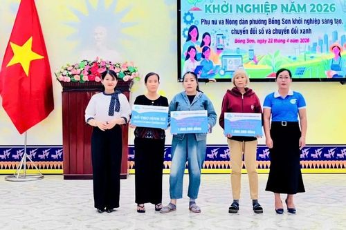 Sôi nổi Ngày hội khởi nghiệp phường Bồng Sơn