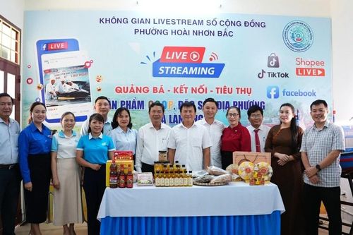 Phường Hoài Nhơn Bắc ra mắt 'Không gian livestream số cộng đồng'