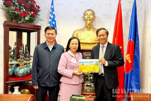 Đoàn đại biểu tỉnh Lạng Sơn thăm và làm việc tại thành phố San Francisco (Hoa Kỳ)