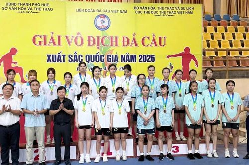 Lào Cai giành 3 huy chương tại Giải Vô địch các câu lạc bộ Đá cầu xuất sắc Quốc gia 2026